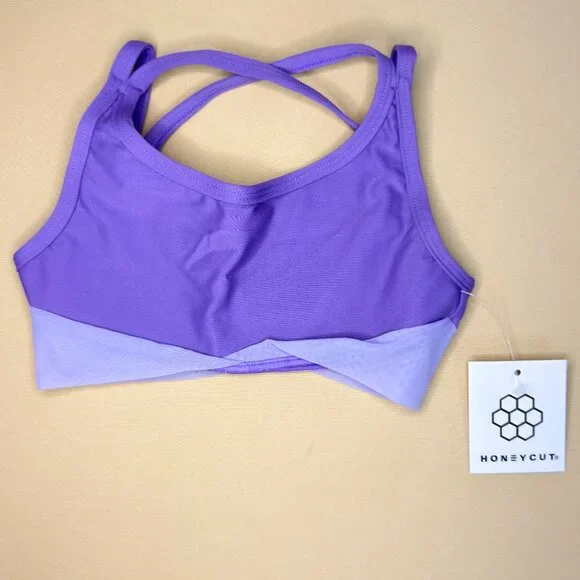 Honeycut Purple Haze Set Honey Drip Top & Brat Shorts Child Medium CM - Picture 2 of 13